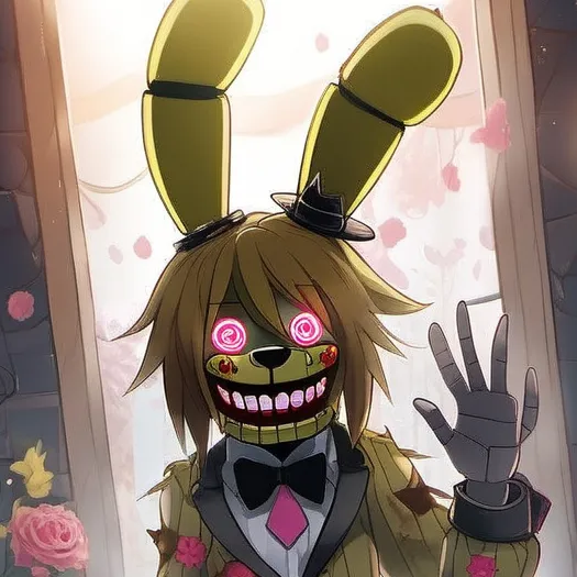 chat with ai character: girl springtrap