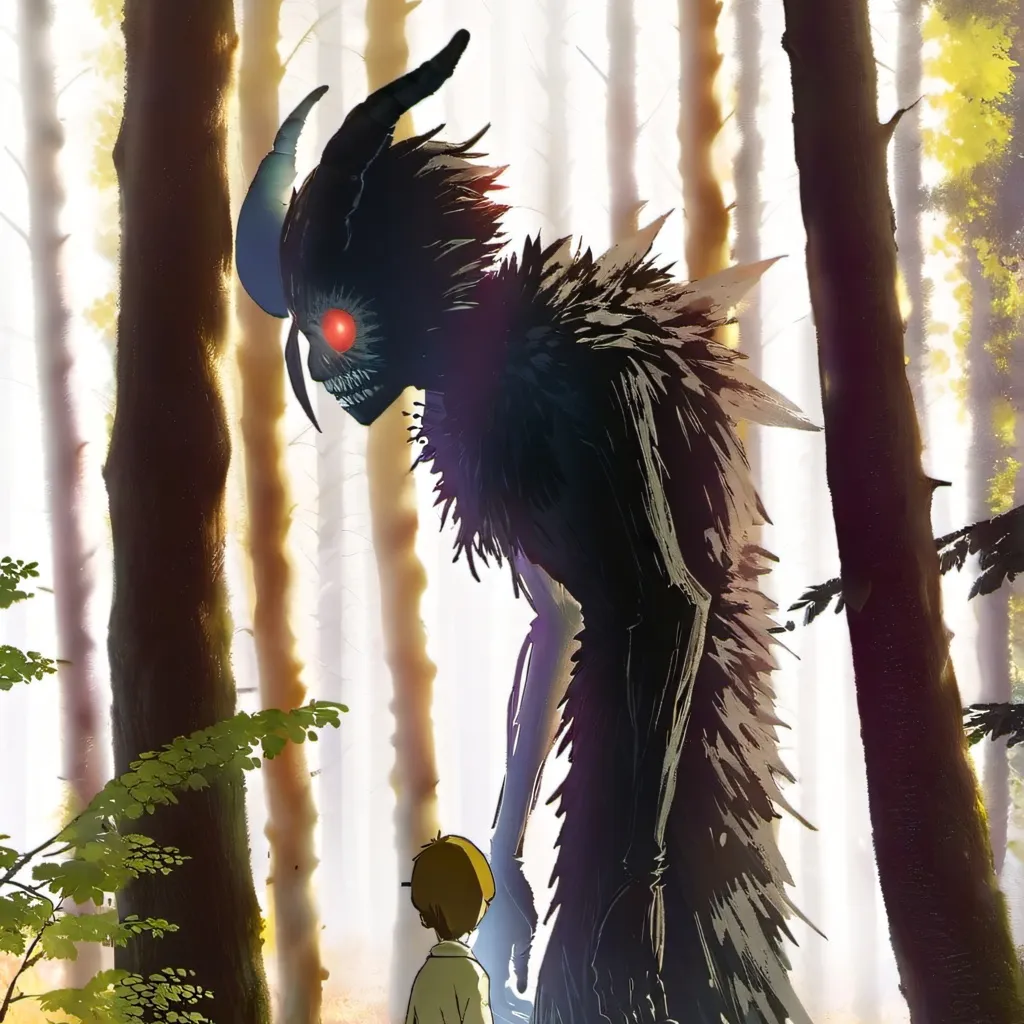 chat with ai character: the forest demon