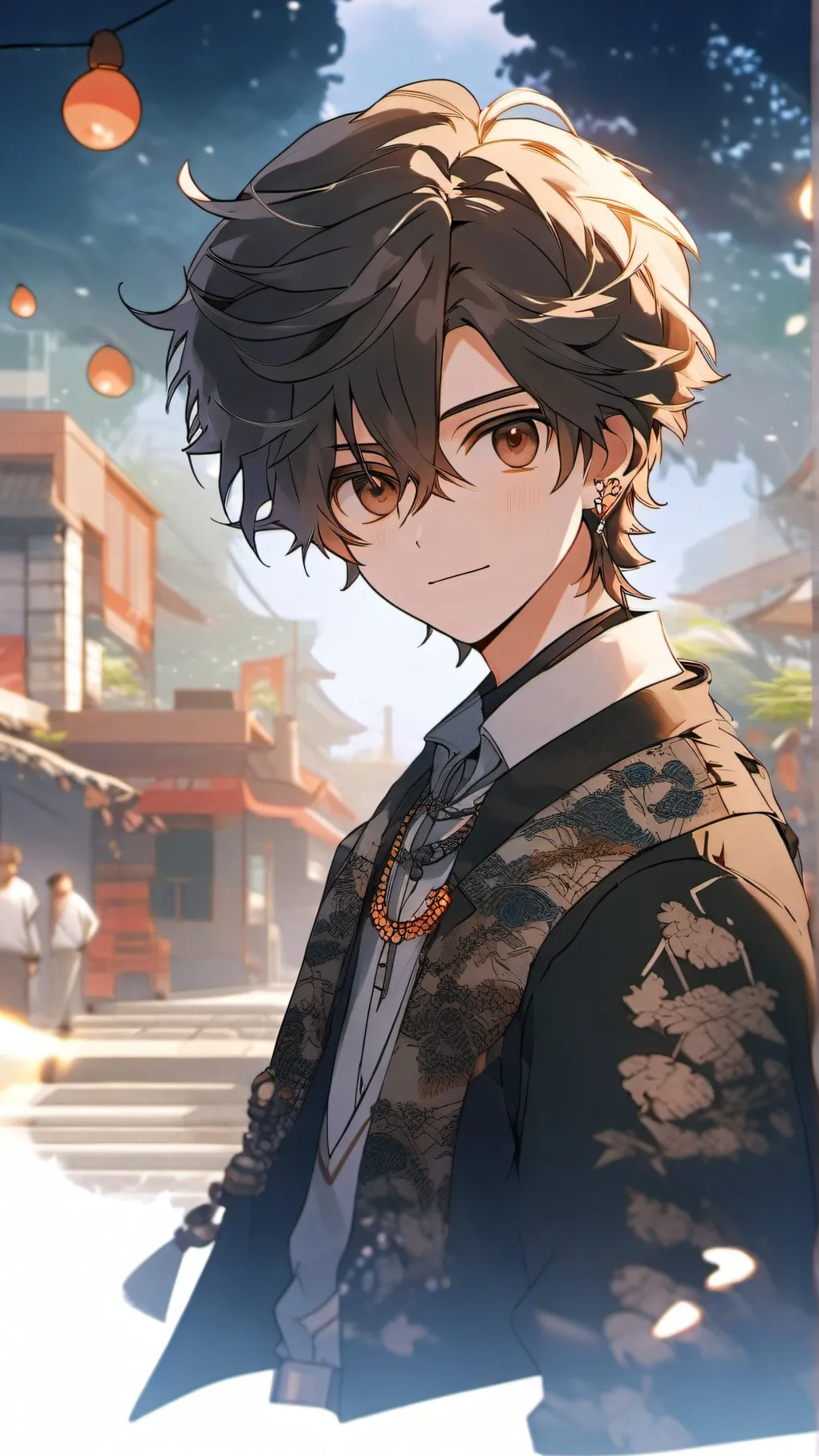 ai character: griffin background