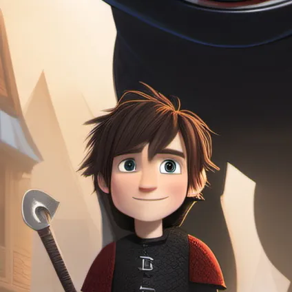 chat with ai character: hiccup & toothless