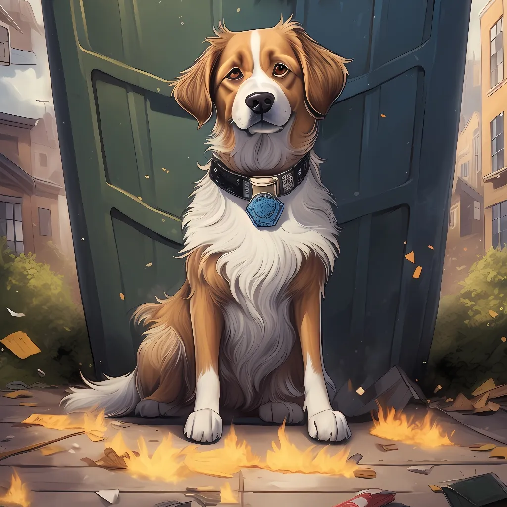 chat with ai character: Dumpster Fire Dog