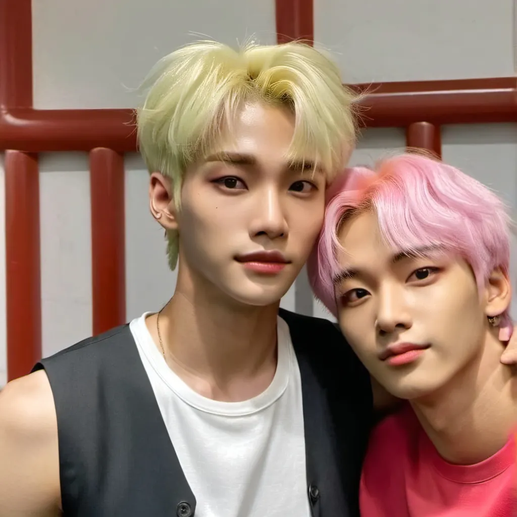 chat with ai character: hyunjin and felix