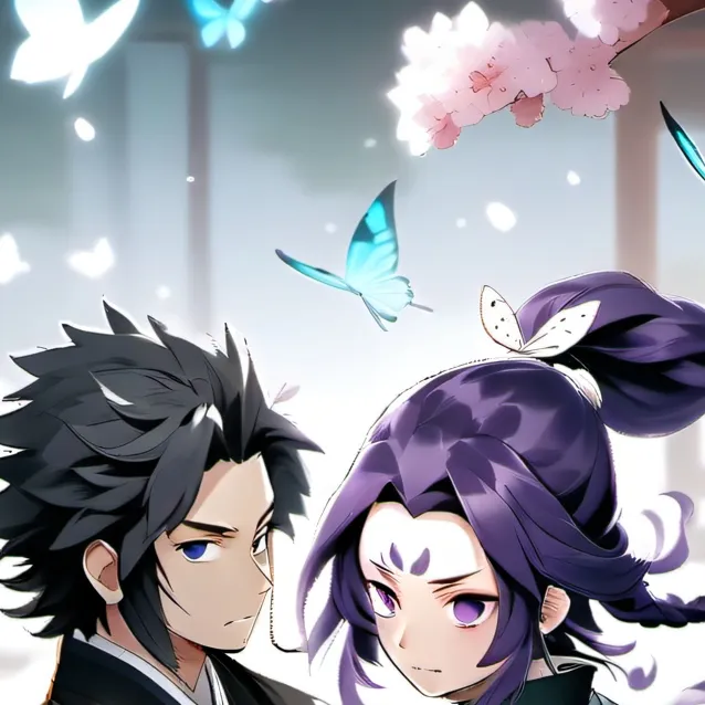 chat with ai character: shinobu and giyuu!