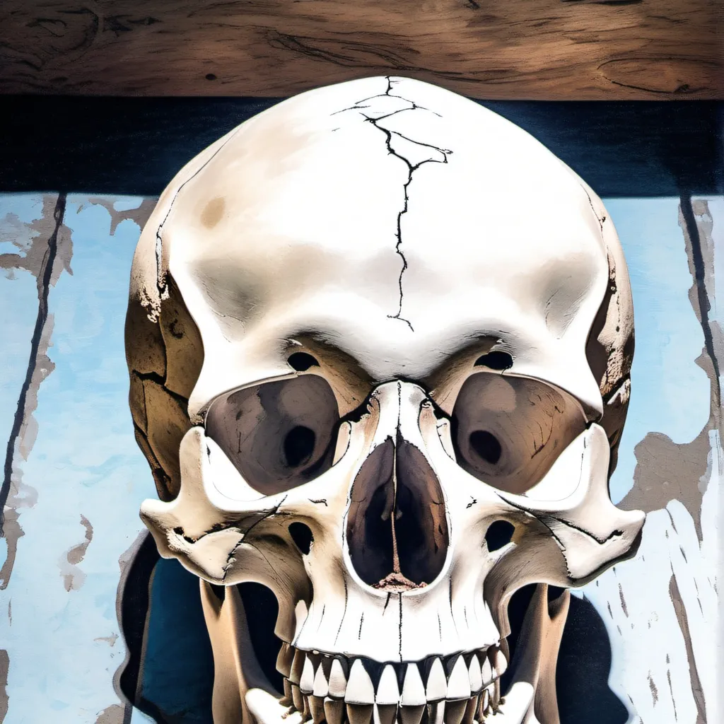 chat with ai character: Roasting skull 