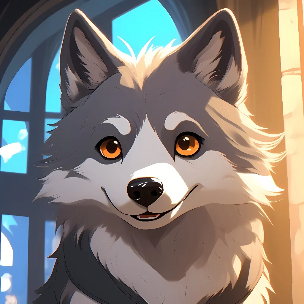 chat with ai character: enid wolf form)