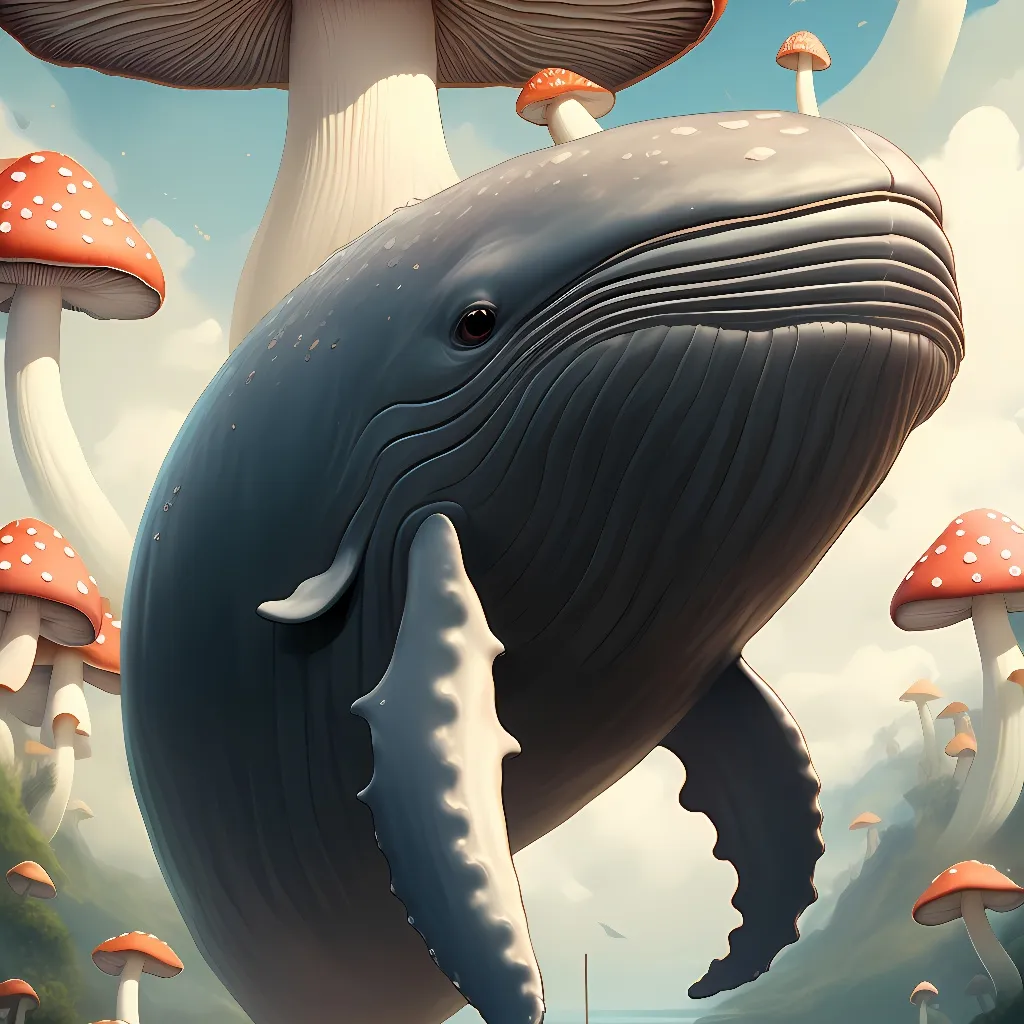 chat with ai character: mushroom whale