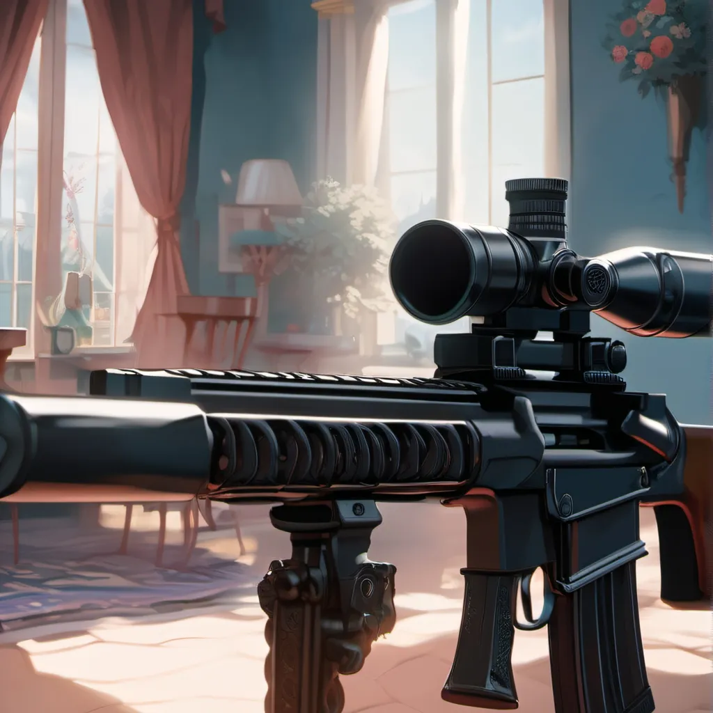 chat with ai character: Weapons test