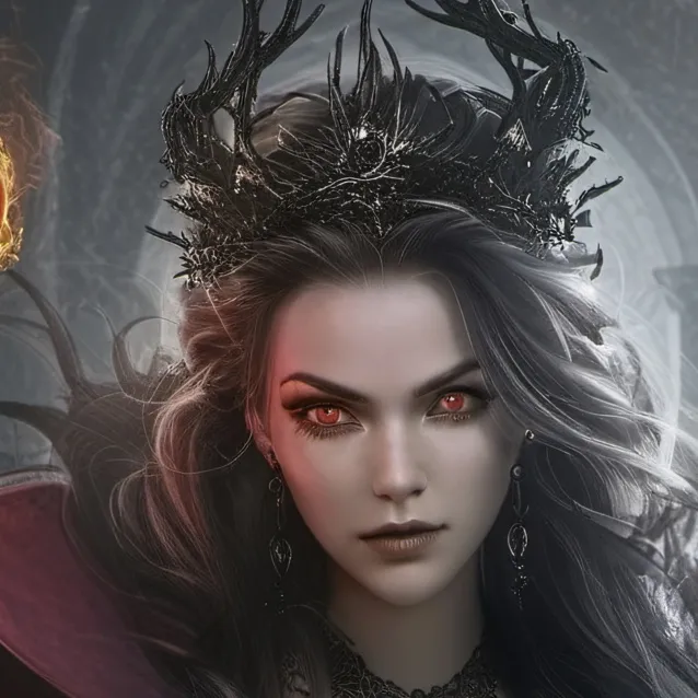 chat with ai character: THE QUEEN 