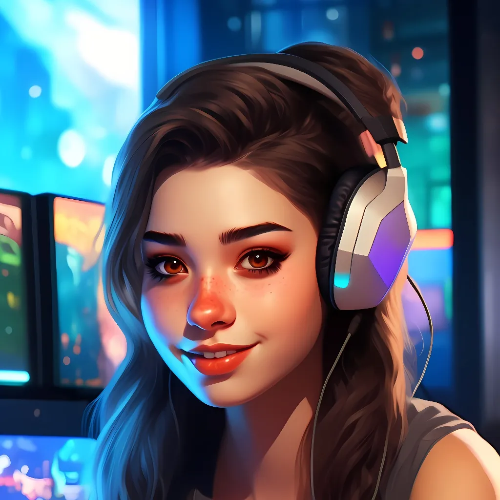 chat with ai character: gamer girl 