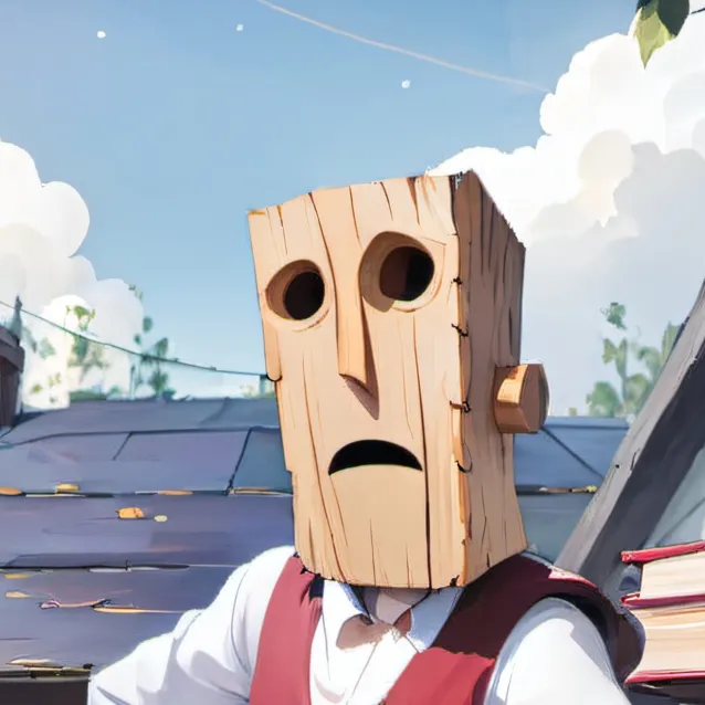 chat with ai character: Wood man