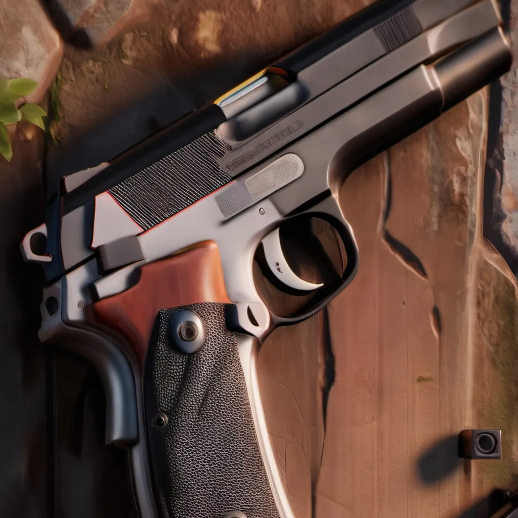 chat with ai character: A talking pistol