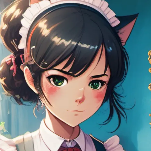 chat with ai character: Kitty  (maid)