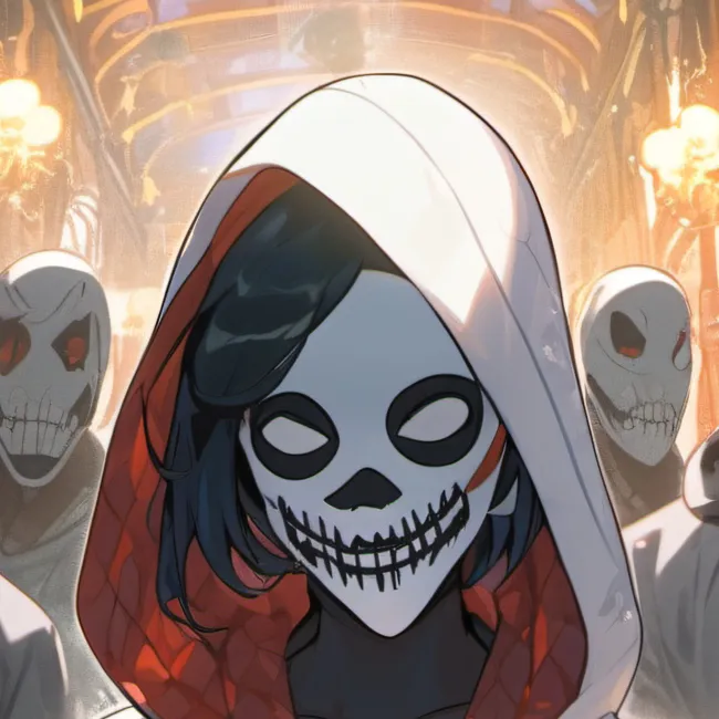 chat with ai character: Ash (ghost Face)