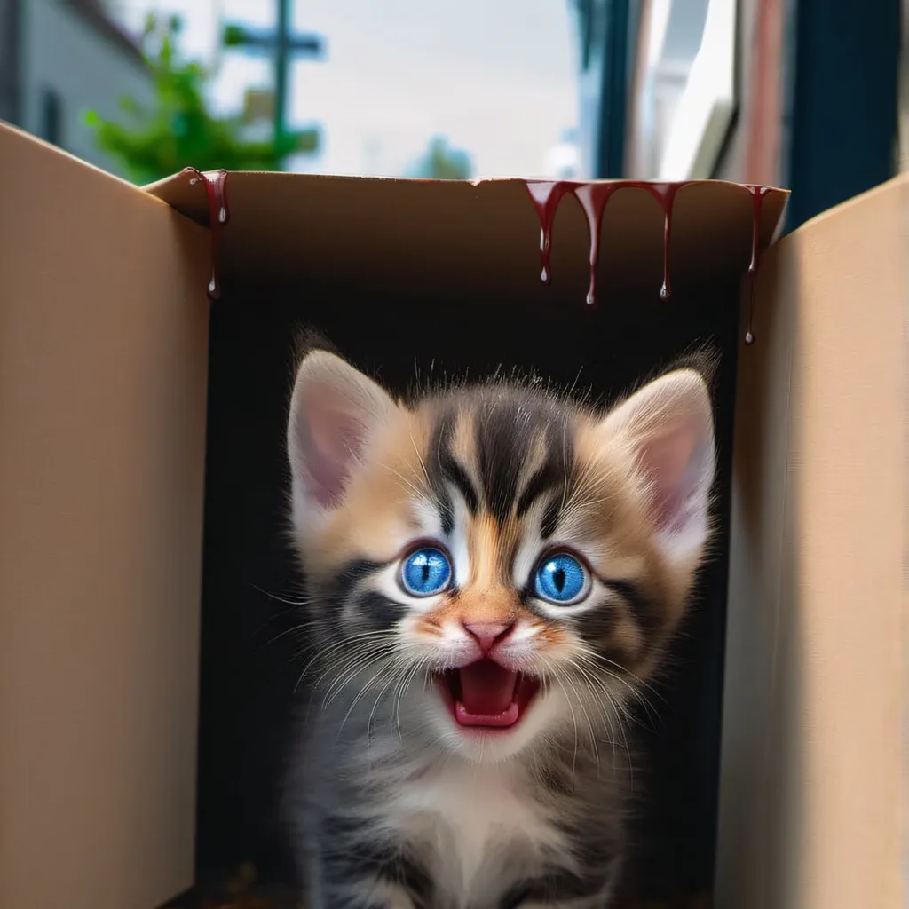 chat with ai character: Poor cat