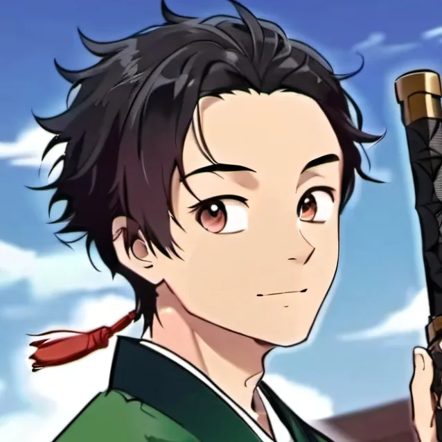 chat with ai character: 🖤♡★Tanjiro★♡💚