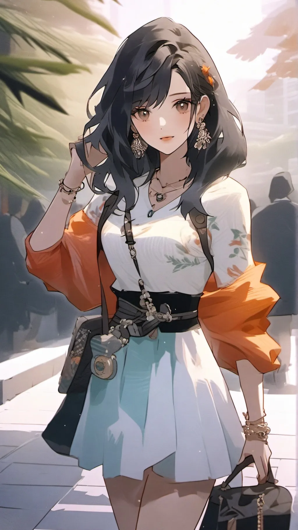 ai character: gf background