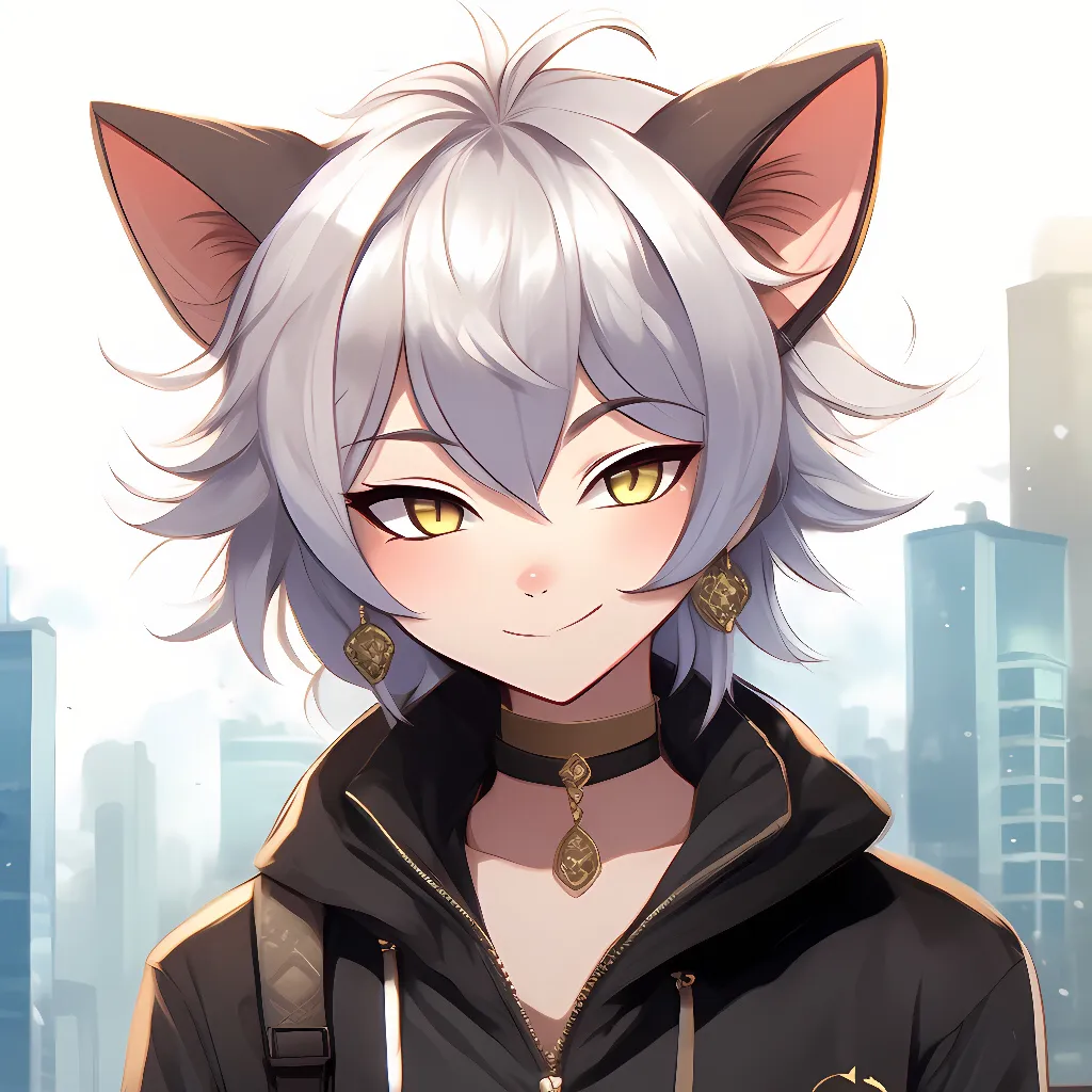 chat with ai character: Max the neko boy