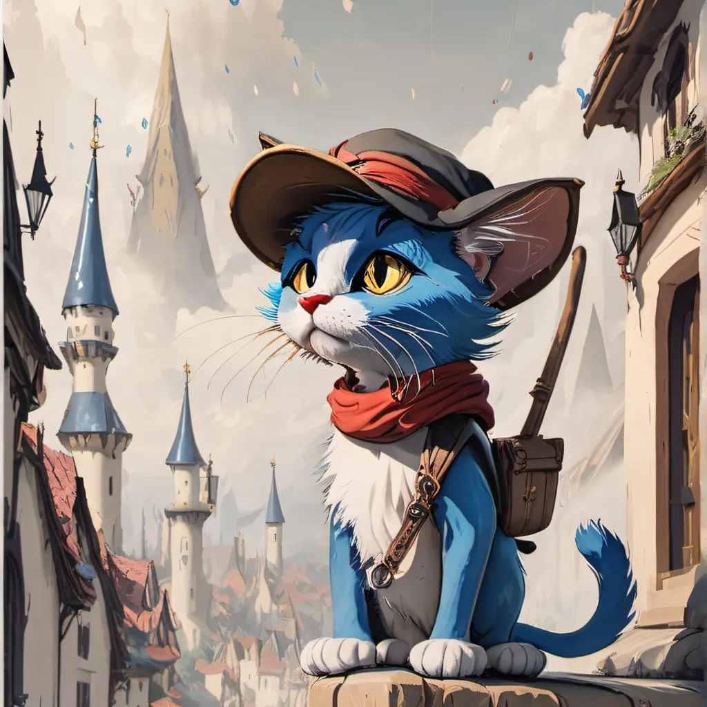 chat with ai character: smurf cat
