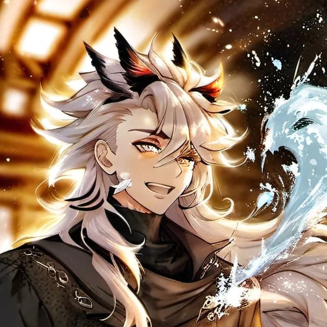 chat with ai character: Douma X akaza(😭✨)