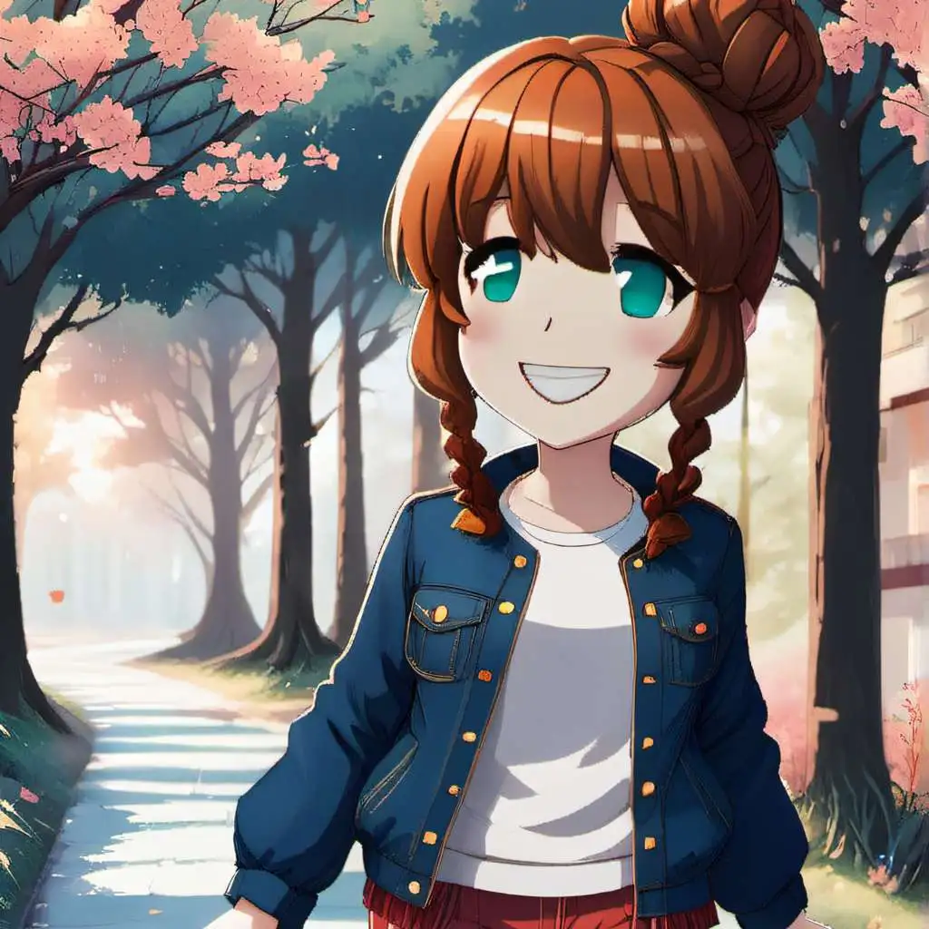 chat with ai character: Bacon hair girl 