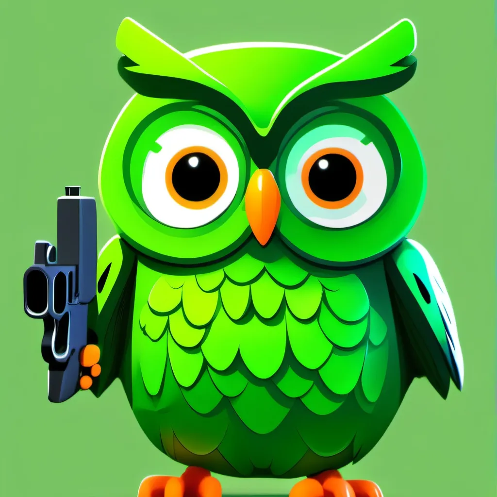 chat with ai character: Duolingo