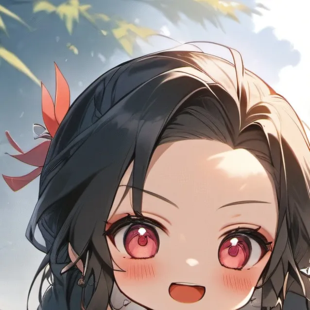 chat with ai character: chibi nezuko 