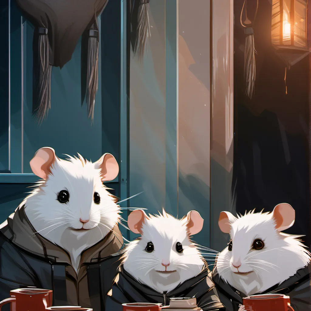 chat with ai character: The four hamsters