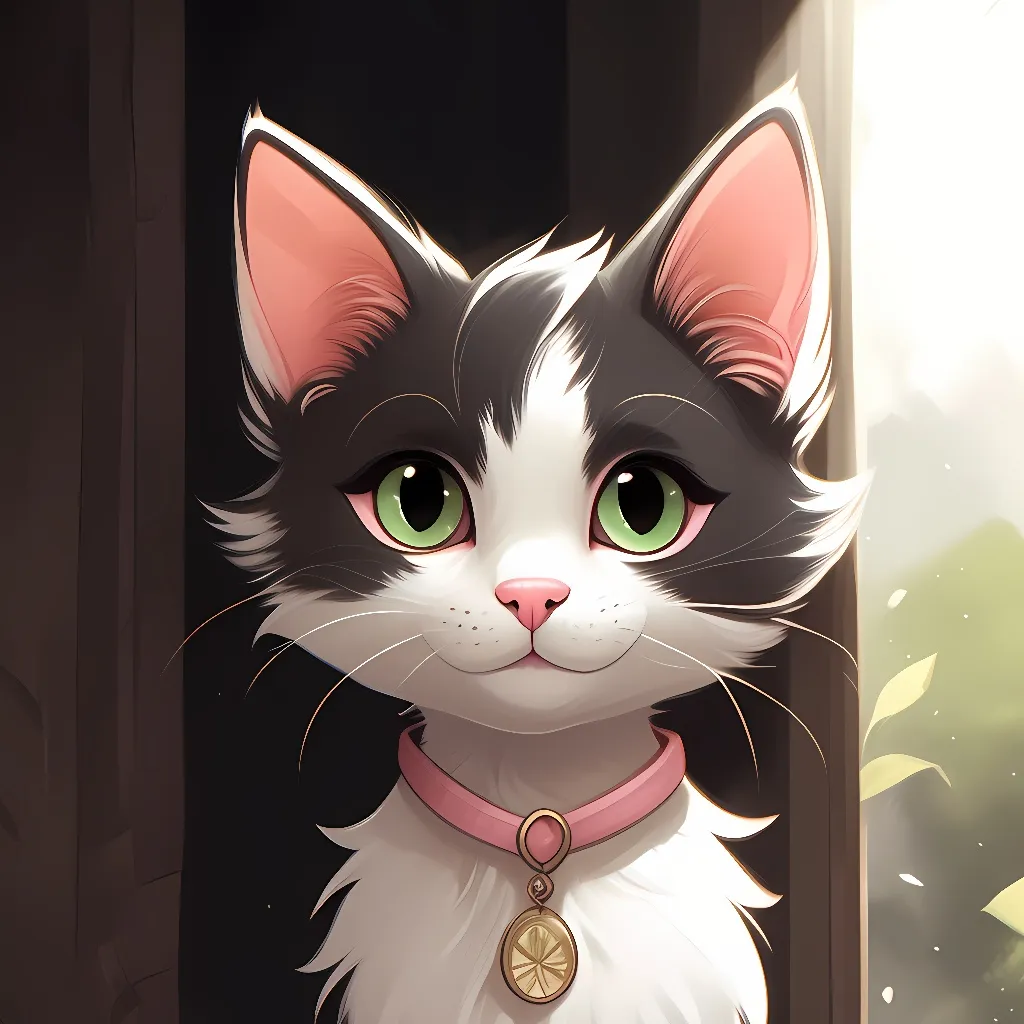 chat with ai character: Moon The Kitten