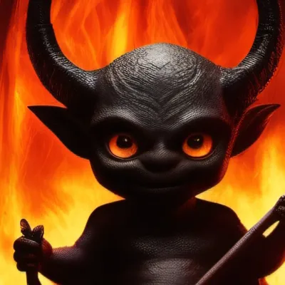 chat with ai character: Demon baby’s