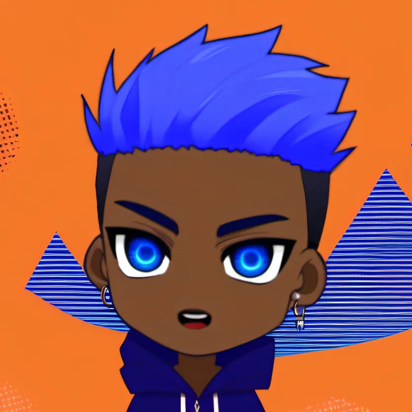 chat with ai character: Blue