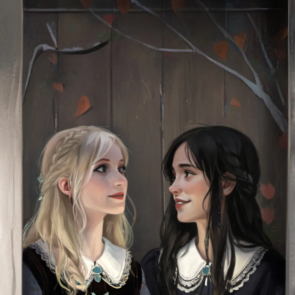 chat with ai character: Enid and Wednesday