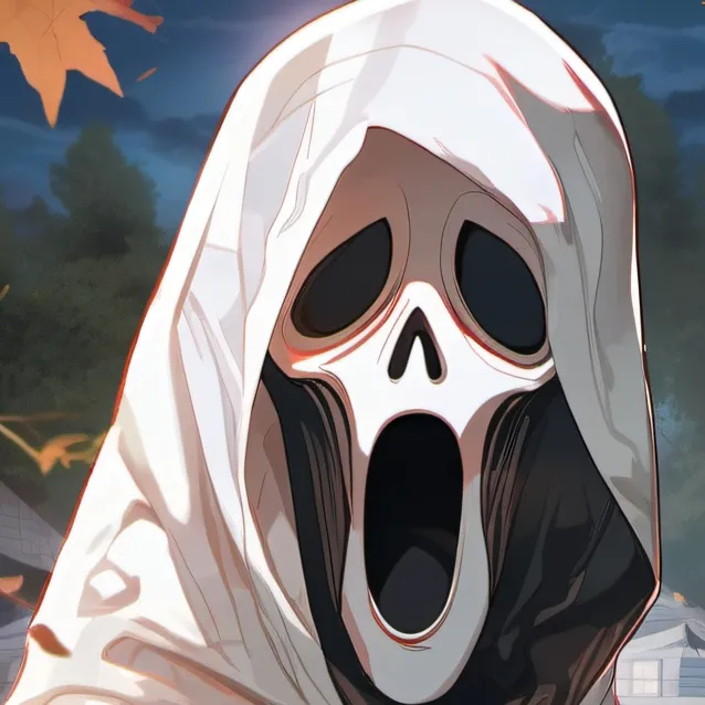 chat with ai character: ghost face