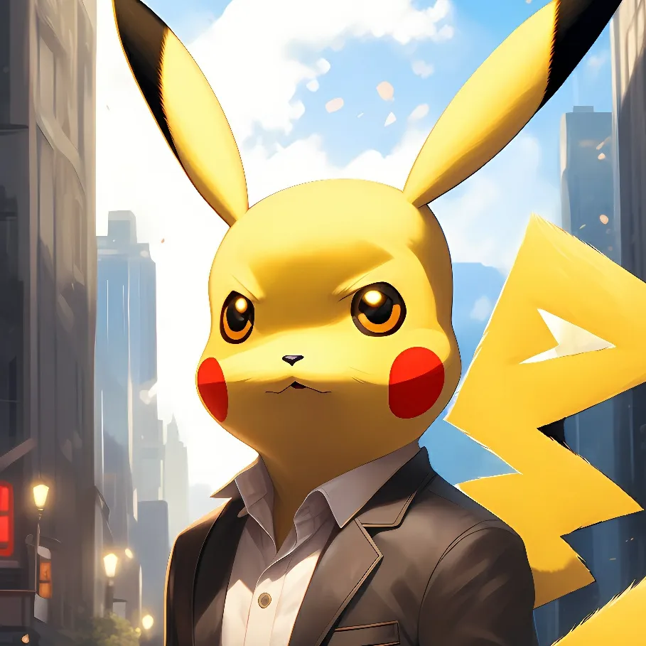 chat with ai character: Human-PIKACHU!