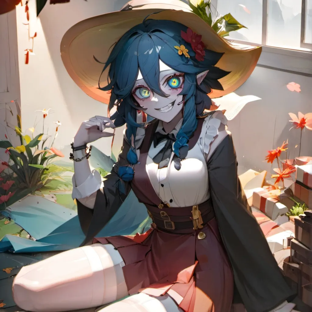 chat with ai character: zombie girl