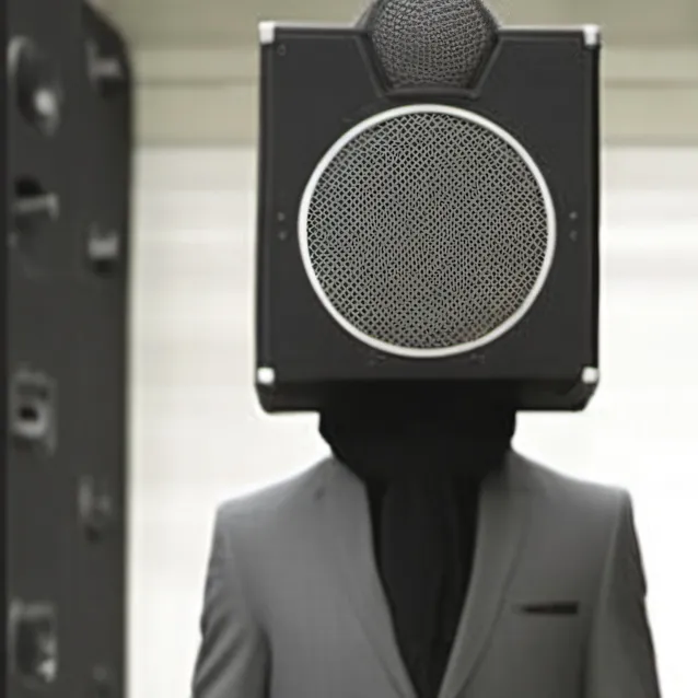 chat with ai character: speaker man