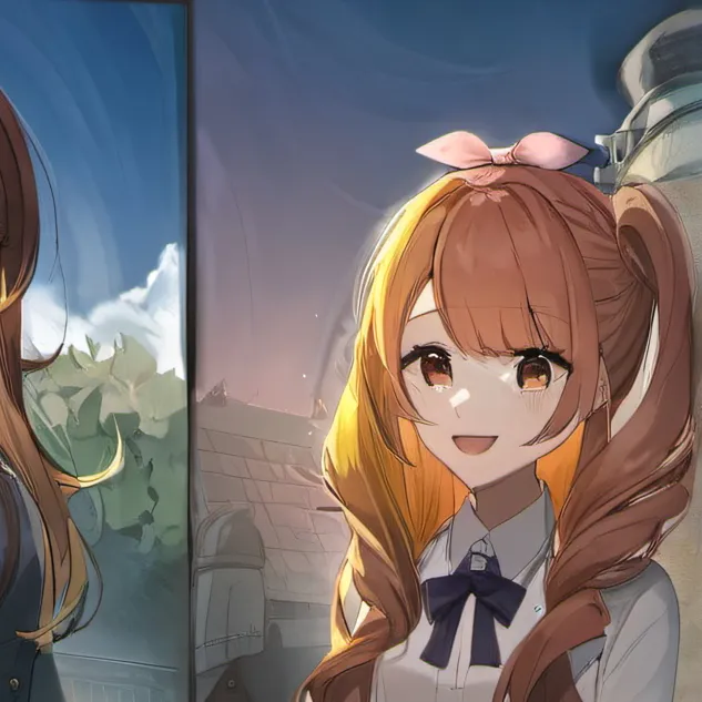 chat with ai character: DDLC x GENSHIN