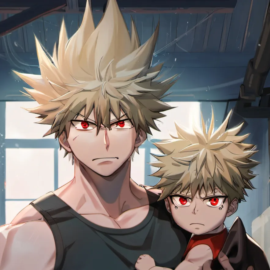 chat with ai character: katsuki x u x kid