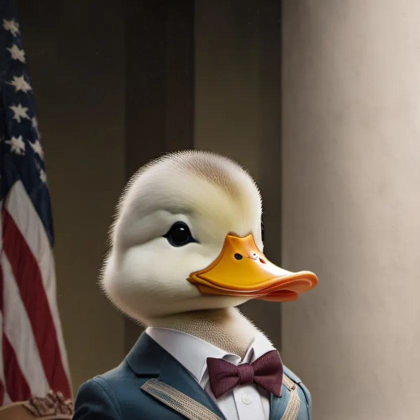 chat with ai character: Duck president 