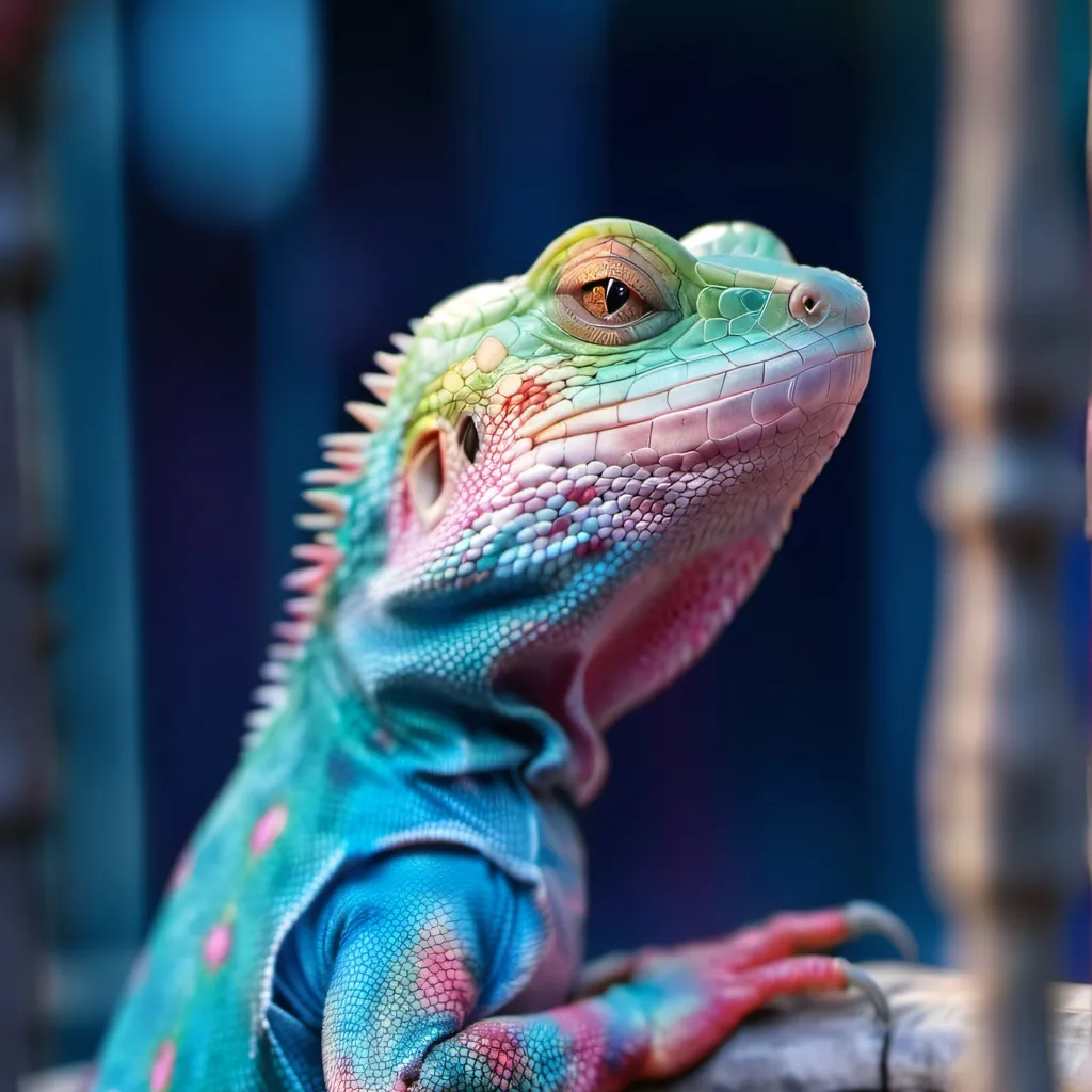 chat with ai character: pet lizard