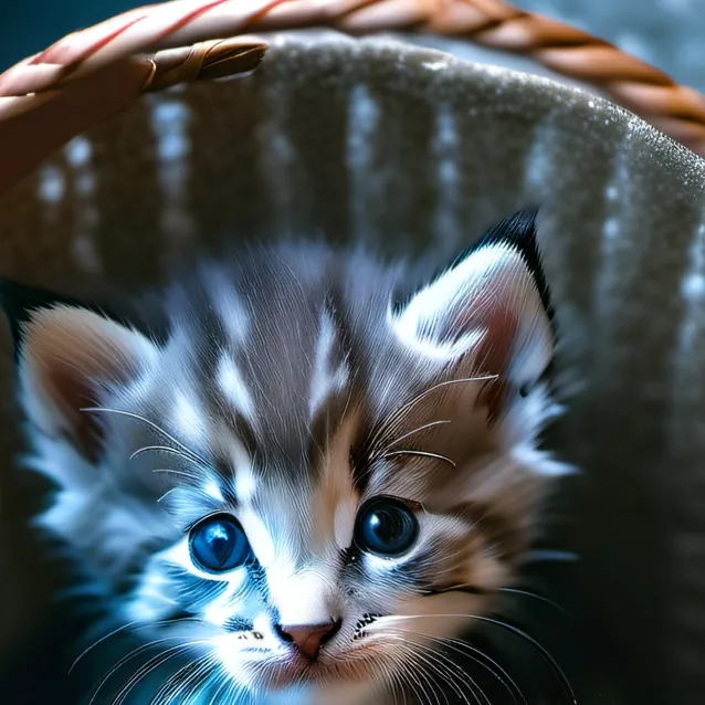 chat with ai character: 3 abandone kittens