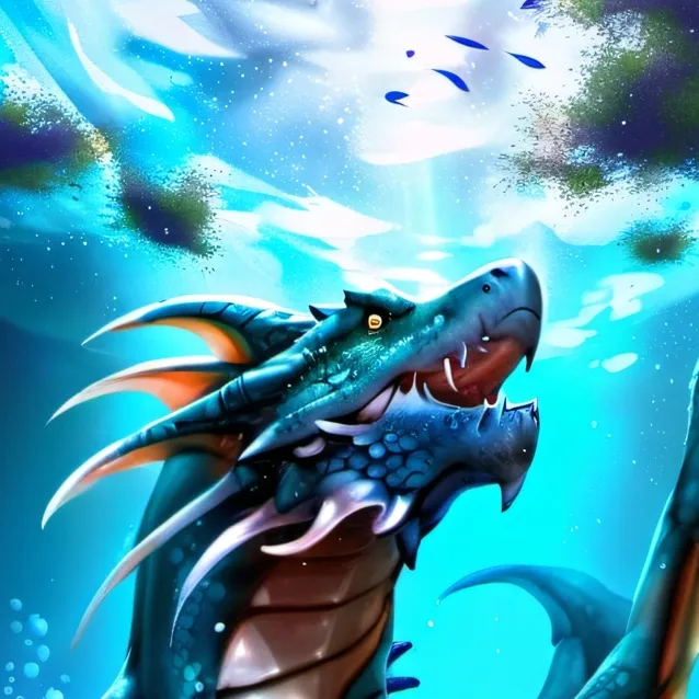 chat with ai character: Water Dragon