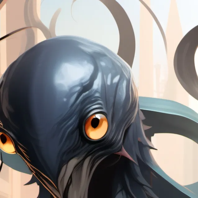 chat with ai character: a monster