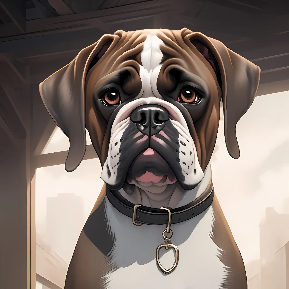 chat with ai character: Tiger the boxer