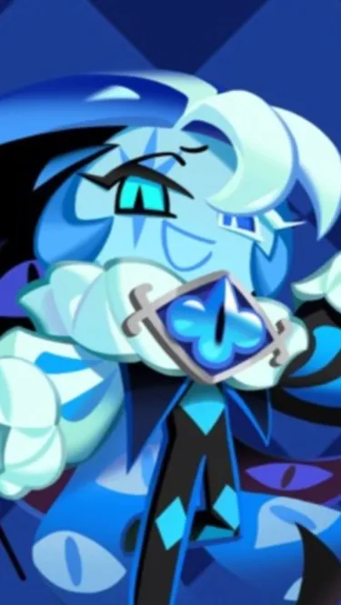 ai character: Shadow milk cookie background