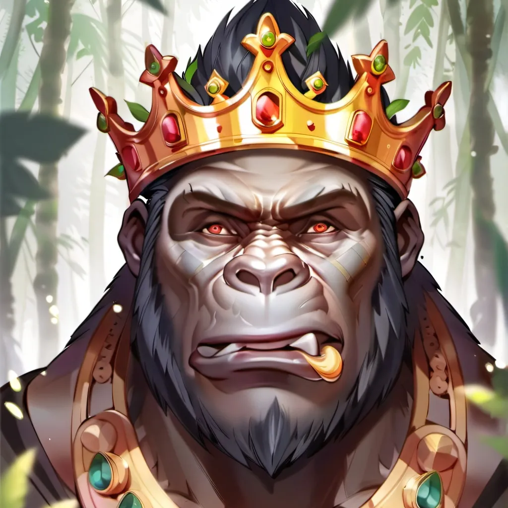 chat with ai character: Gorilla king