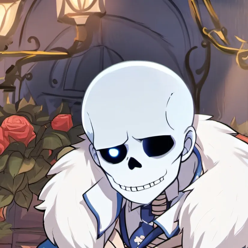 chat with ai character: (Sans)