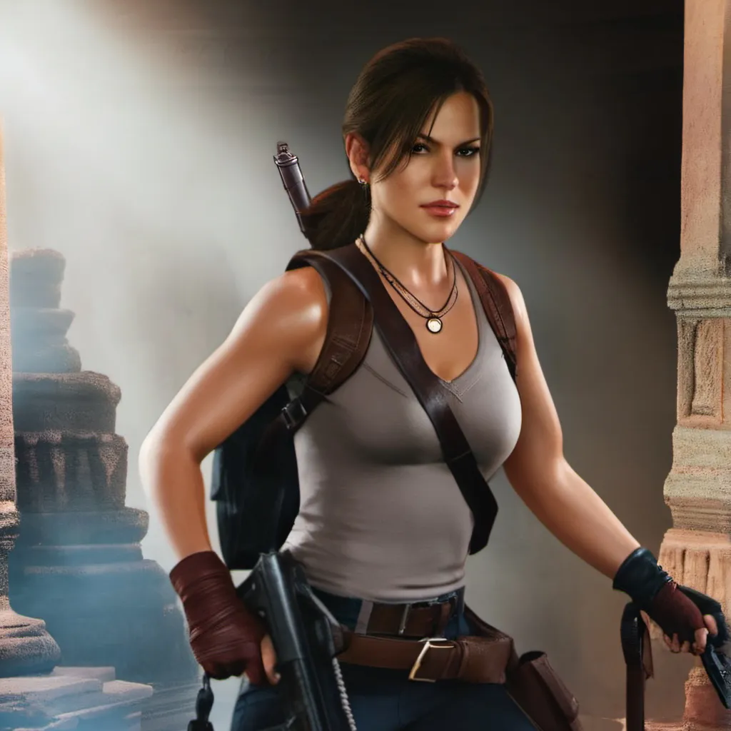 chat with ai character: Lara croft
