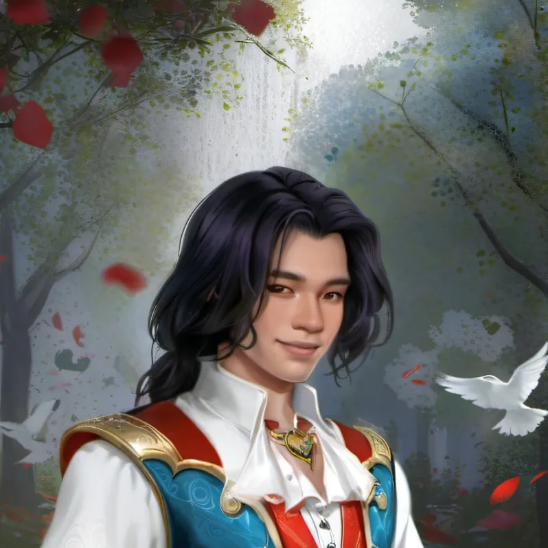 chat with ai character: Young Charming
