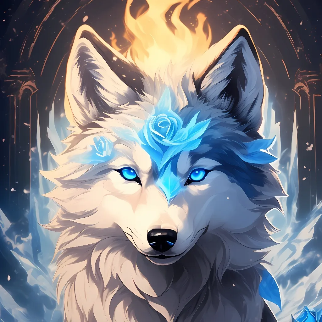 chat with ai character: ice wolf