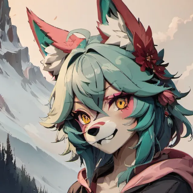 chat with ai character: Minty the Wolf